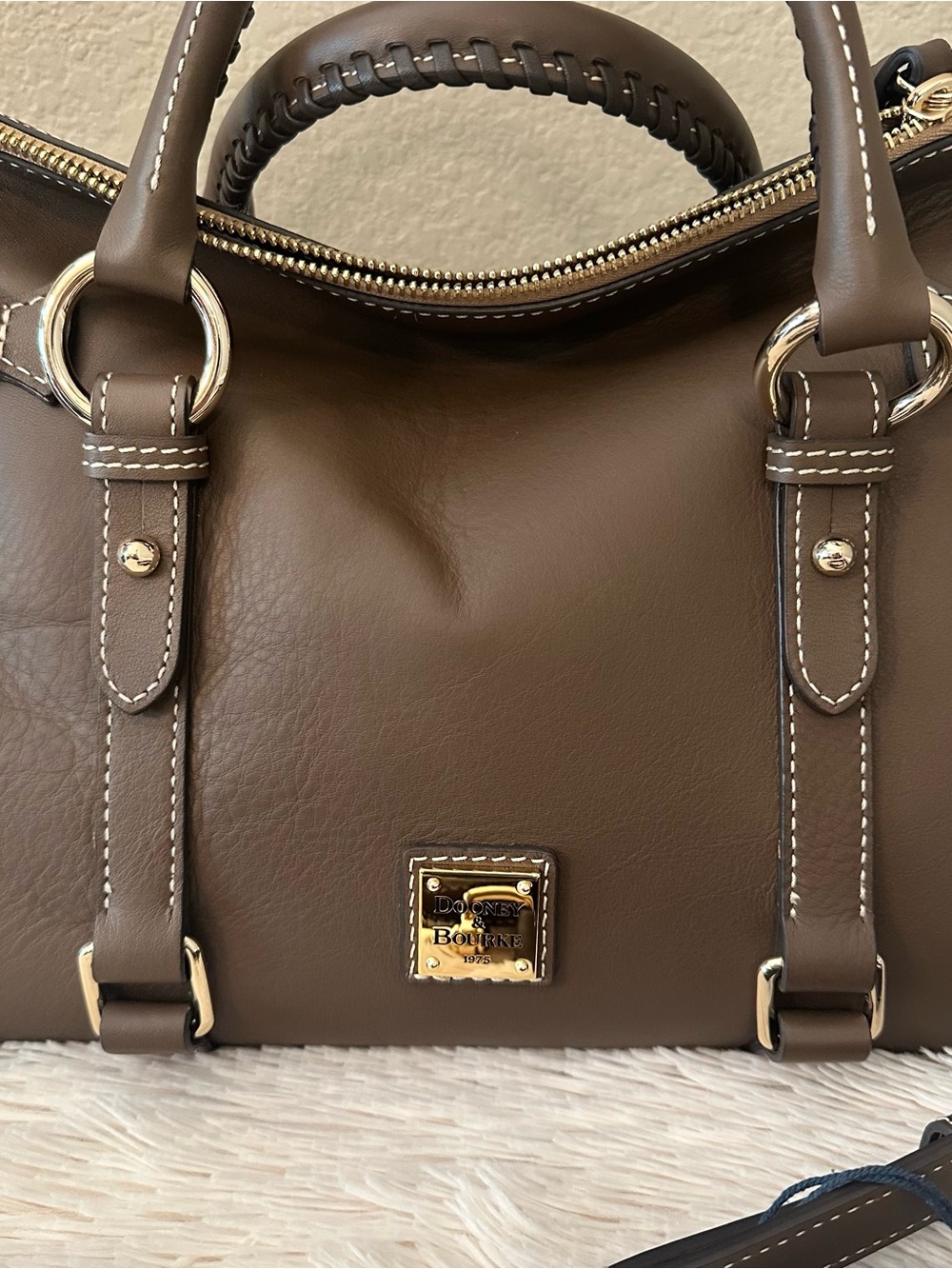 D&B Penrose Satchel in Coffee - Picture 2 of 16